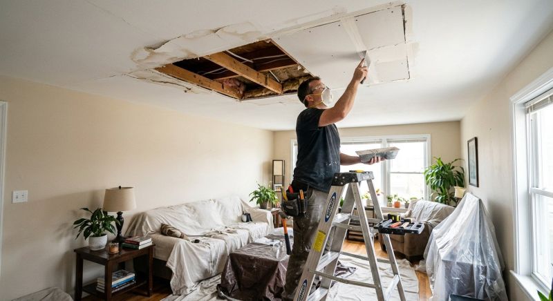 Ceiling Hole Repair in Conroe, TX