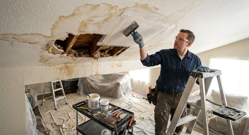 Bathroom Drywall Replacement in Conroe, TX