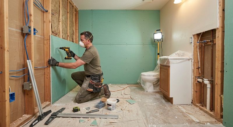 Bathroom Wall Patching in Wilmington, NC