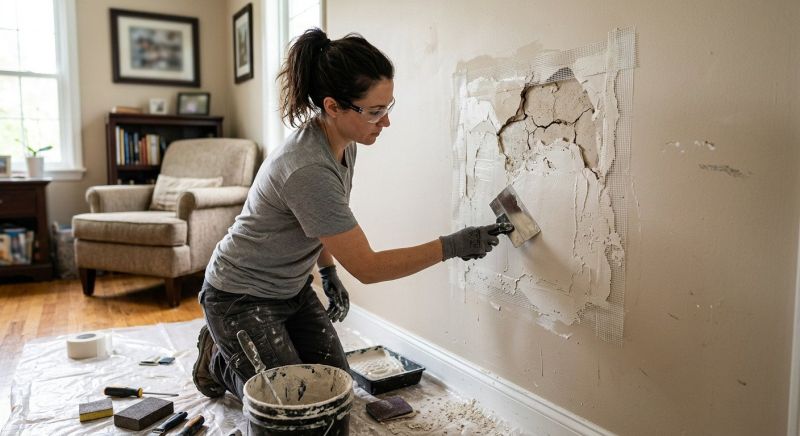 Drywall Crack Repair in Olathe, KS