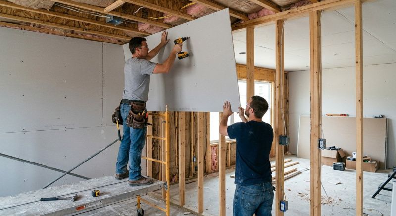 House Drywall Installation in Conroe, TX